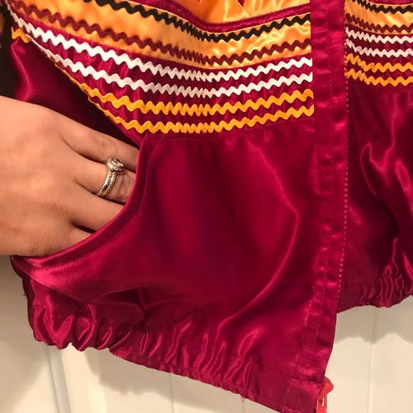 Seminole Satin Patchwork Jacket Handmade FSU - Picture 4 of 8